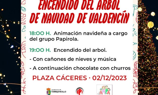 ENCENDIDO DEL ÁRBOL DE NAVIDAD DE VALDENCIN