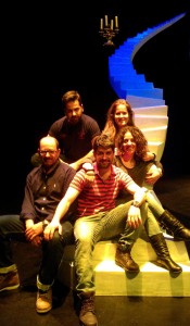 Los integrantes de Jachas Teatro en su viaje a Dos Hermanas (Sevilla) - JACHAS TEATRO