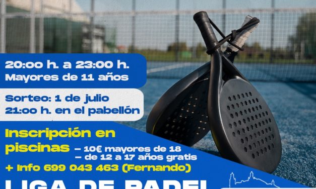 LIGA DE PÁDEL POR PAREJAS