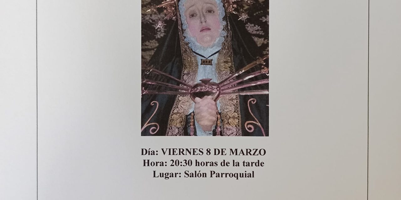 Asamblea Cofradía Virgen de los Dolores