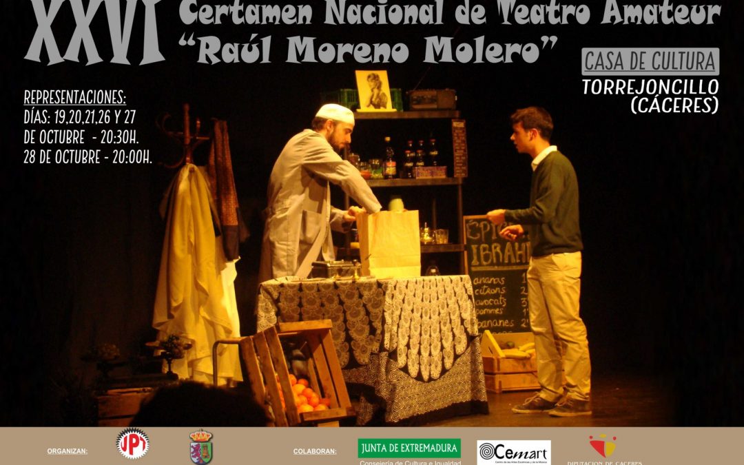Continúa el XXVI Certamen de Teatro «Raúl Moreno Molero» de Torrejoncillo