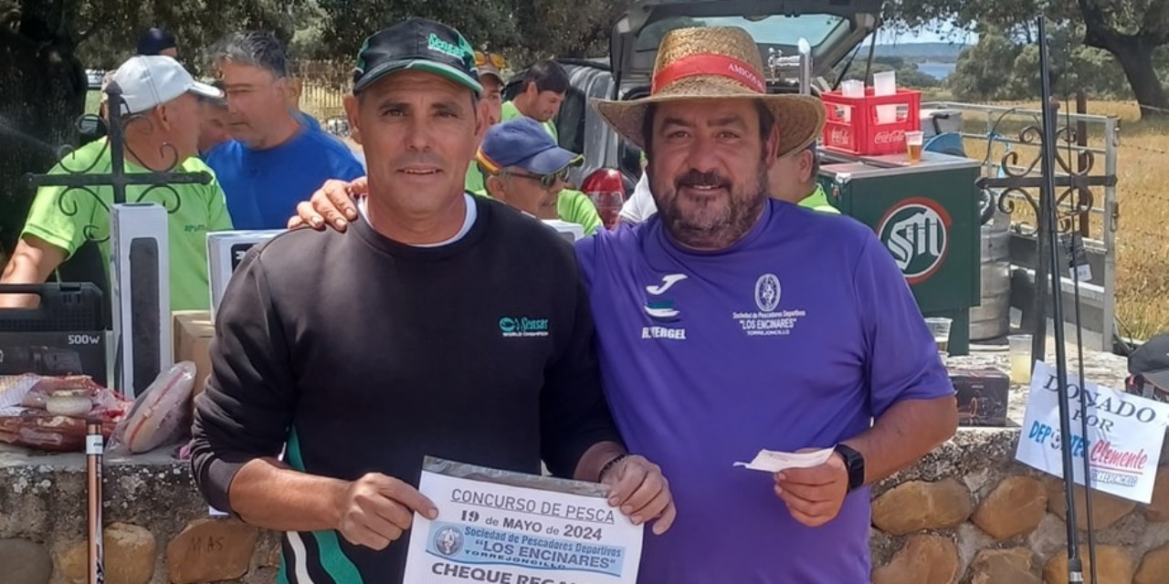 59 participantes en el III Concurso de Pesca de la Sociedad de Pescadores Los Encinares