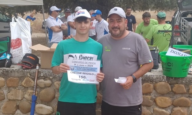 Iván Hernández Ganador del Concurso de Pesca de la Sociedad de Pescadores Los Encinares