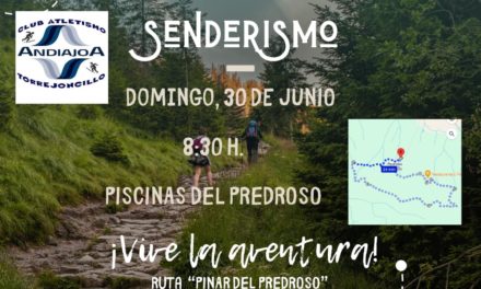 IV Ruta senderismo y corriendo del Club Atletismo Andiajoa Torrejoncillo
