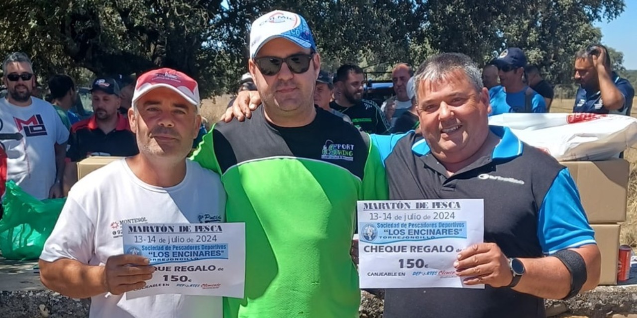29 parejas participan en el Concurso de Pesca del pasado fin de semana