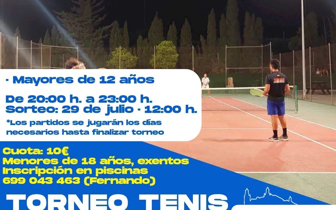 TORNEO DE TENIS POR PAREJAS