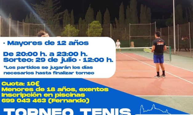 TORNEO DE TENIS POR PAREJAS