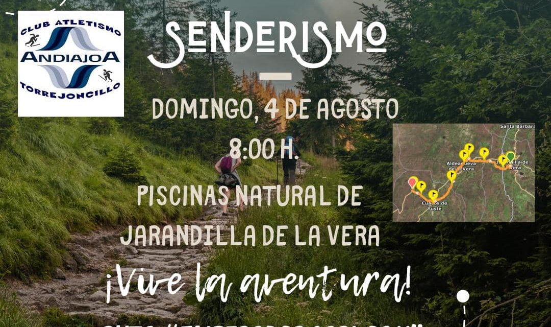 V Ruta senderismo y corriendo del Club Atletismo Andiajoa Torrejoncillo