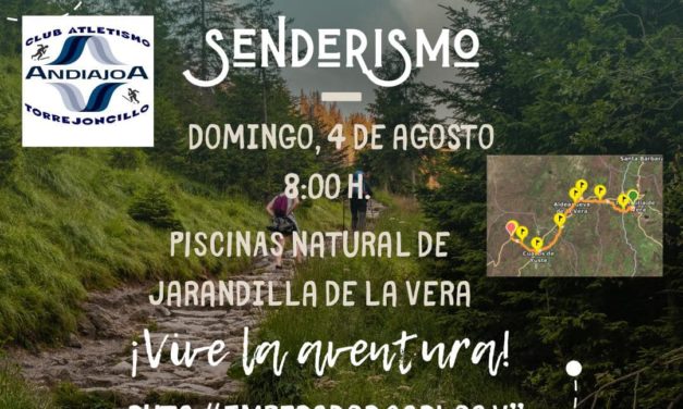 V Ruta senderismo y corriendo del Club Atletismo Andiajoa Torrejoncillo
