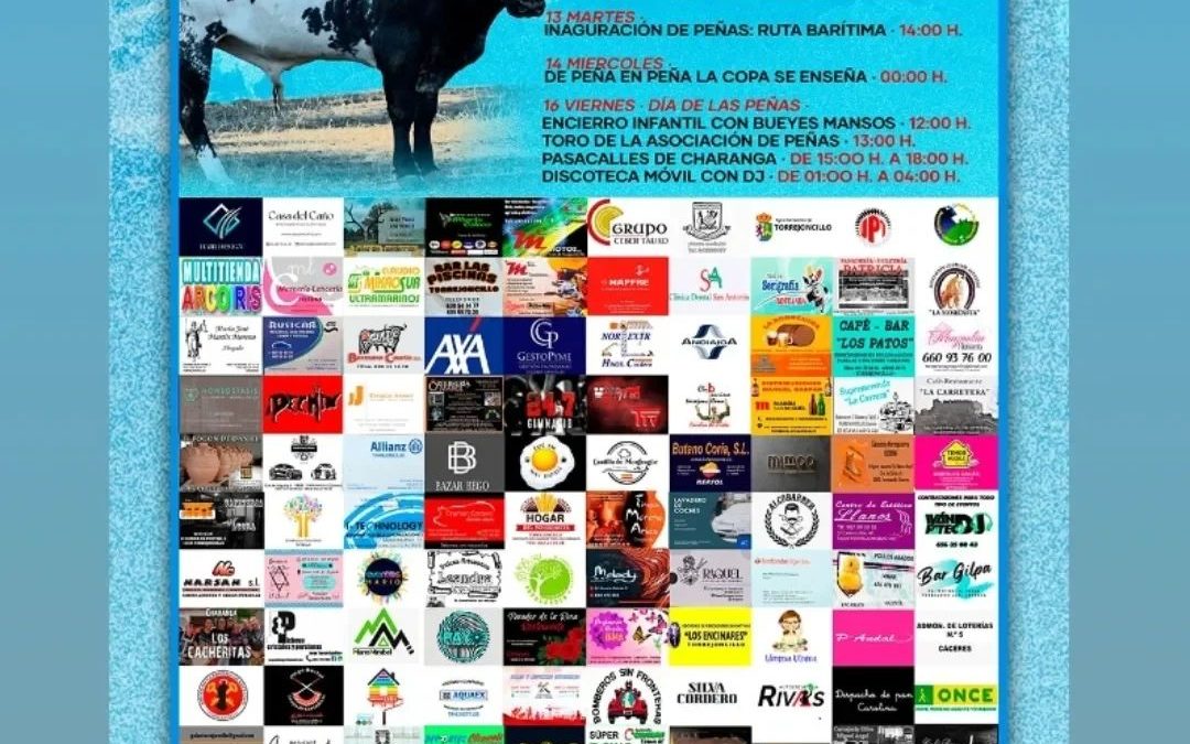 Programa actividades Asociación de Peñas de Torrejoncillo