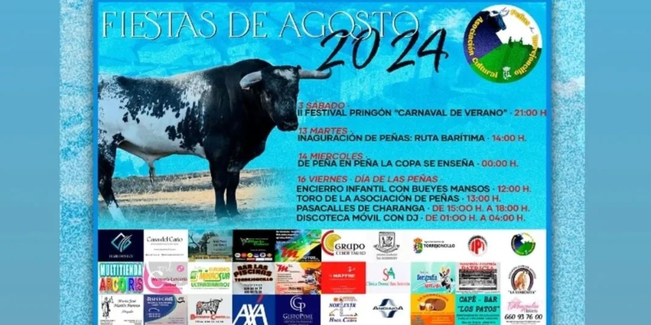 Programa actividades Asociación de Peñas de Torrejoncillo
