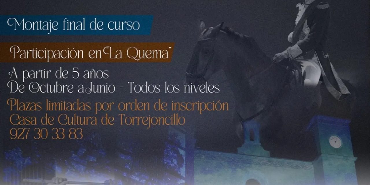 2º PLAZO DE INSCRIPCIÓN EN CURSOS DE TEATRO 2024/2025 PARA ADULTOS