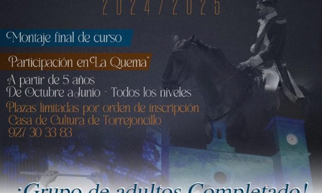 2º PLAZO DE INSCRIPCIÓN EN CURSOS DE TEATRO 2024/2025 PARA ADULTOS