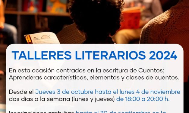 Vuelven los Talleres Literarios a nuestra Universidad Popular de Torrejoncillo.