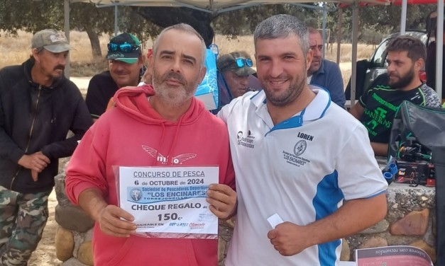 A un solo concurso para finalizar la temporada ya tenemos ganador del último concurso puntuable de la Sociedad de Pescadores Los Encinares
