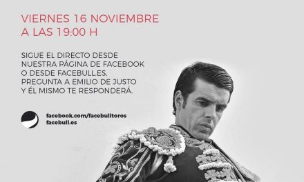 Emilio de Justo en directo en Facebull