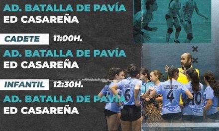 Este fin de semana vuelve el Voley al Pabellón, nos enfrentamos al ED Casereña