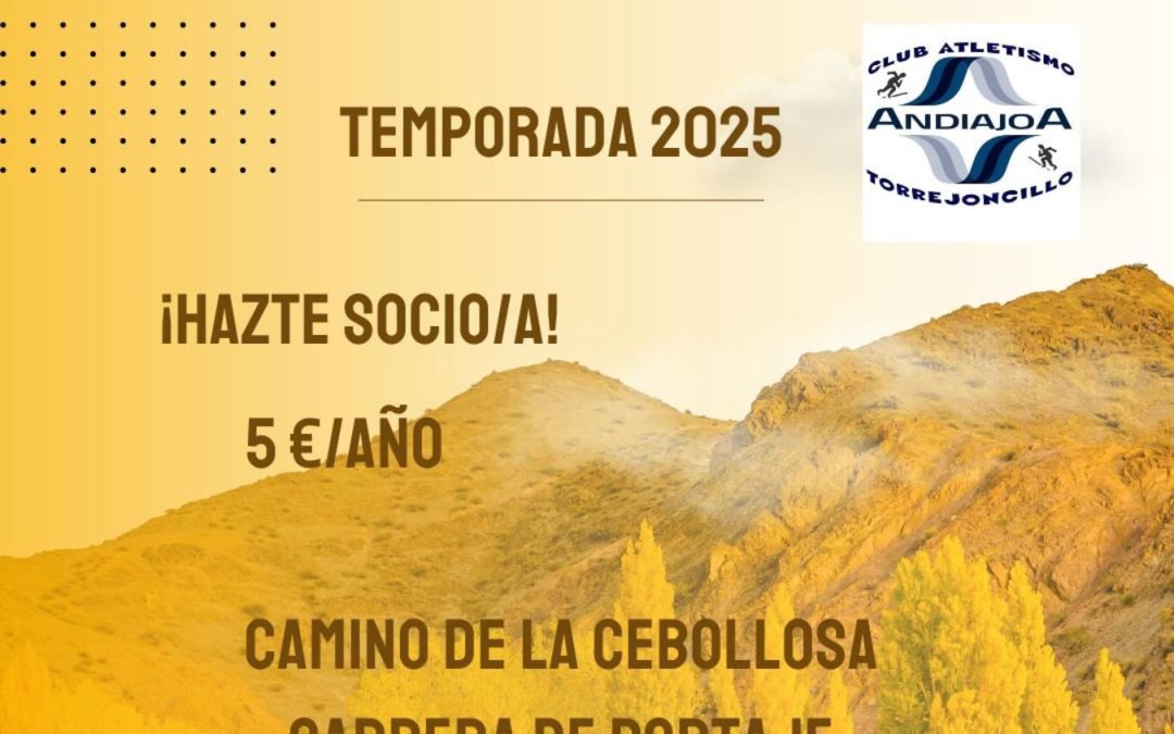 El Club Atletismo Andiajoa Torrejoncillo comienza Temporada 2025 de rutas