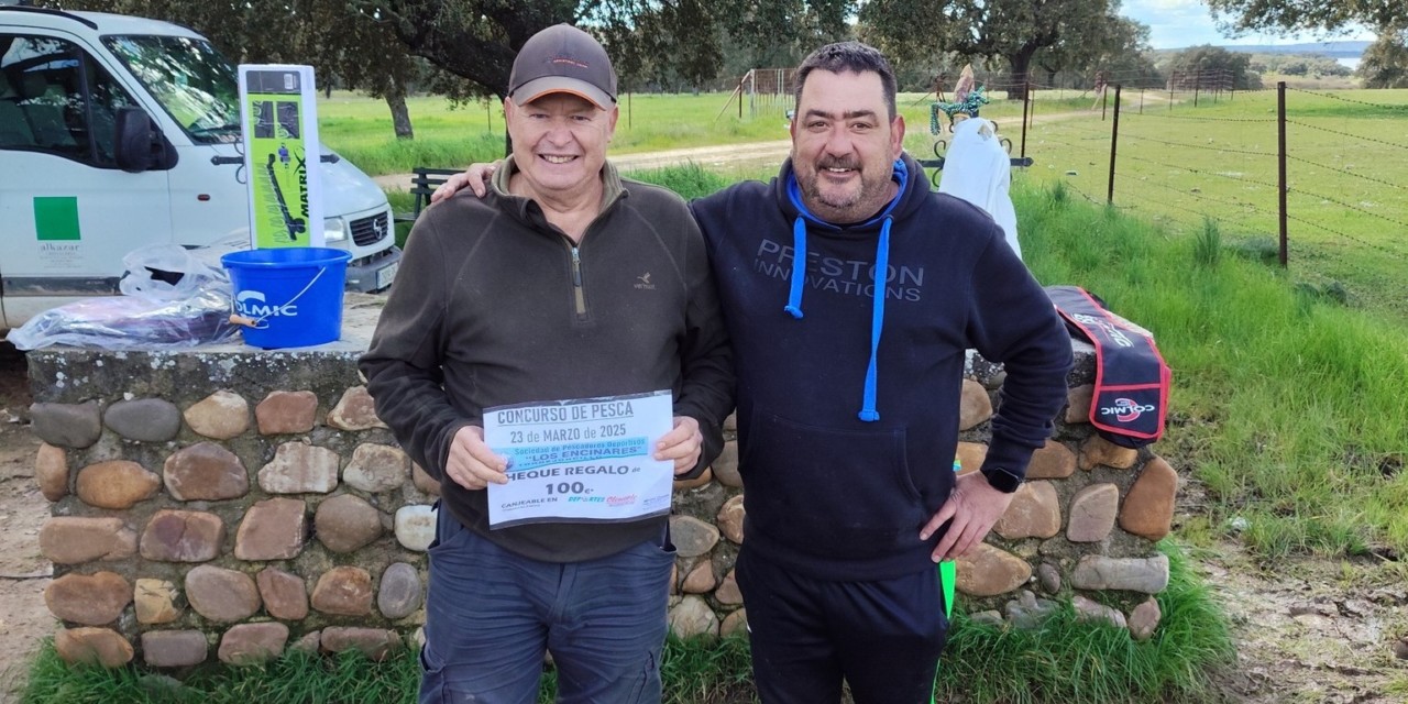 Celebrado el primer concurso de la temporada 2025 de la Sociedad de Pescadores Los Encinares