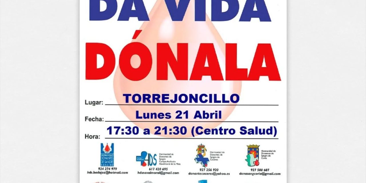 DONACIÓN DE SANGRE EN TORREJONCILLO