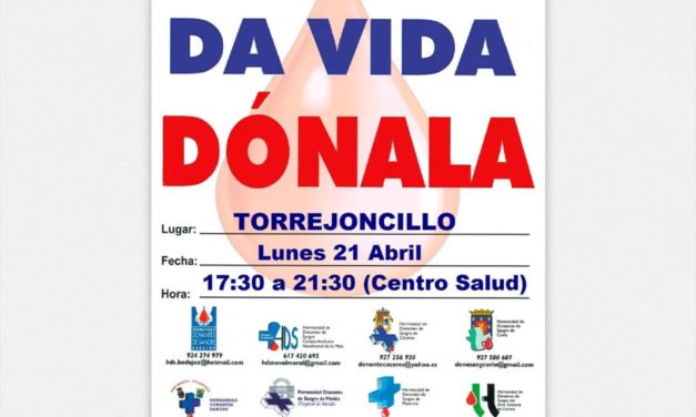 DONACIÓN DE SANGRE EN TORREJONCILLO