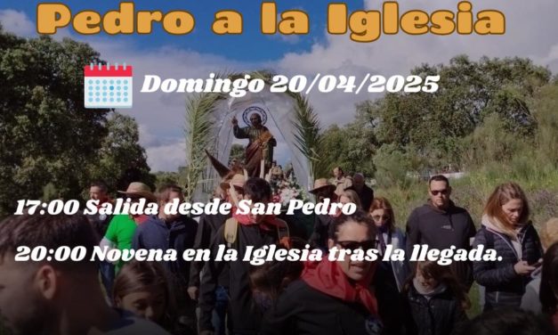 Traslado de San Pedro a Torrejoncillo retransmitido por la televisión local y youyube