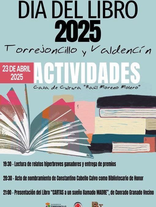 DÍA DEL LIBRO DE TORREJONCILLO Y VALDENCÍN 2025
