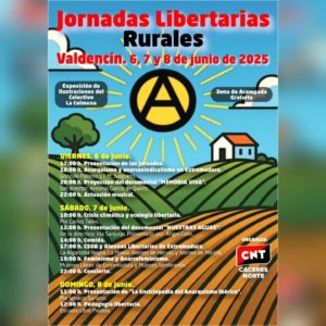Jornadas Libertarias Rurales en Valdencin