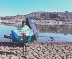 Raúl Vergel y Gustavo Mocholi participan este fin de semana en el Campeonato de Extremadura de Pesca