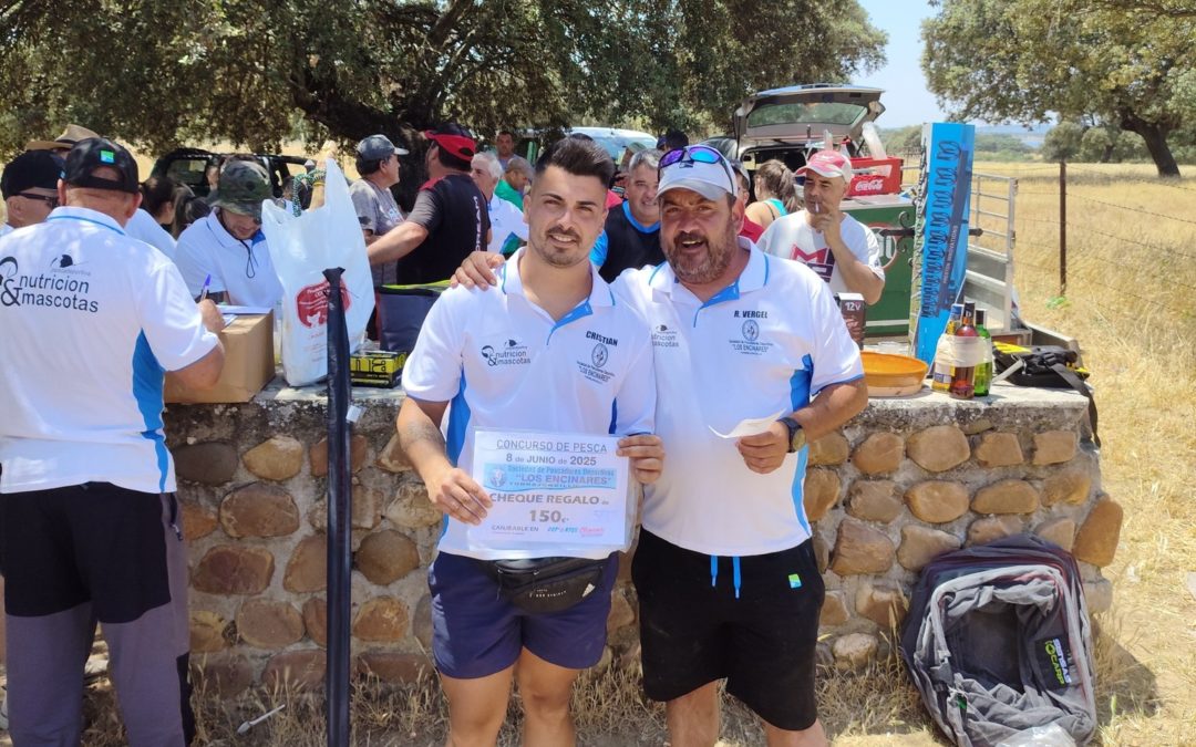 60 participantes se dieron cita en el cuarto concurso de  pesca de la temporada de la Sociedad de Pescadores Los Encinares