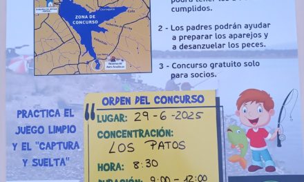 Concurso de Pesca infantil 2025 de la Sociedad de Pescadores Los Encinares de Torrejoncillo