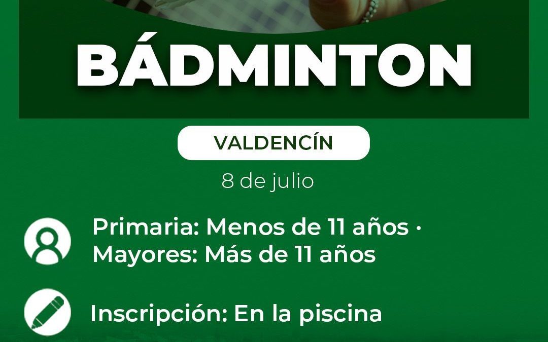 BADMINTÓN Y JUEGO DE LA RANA