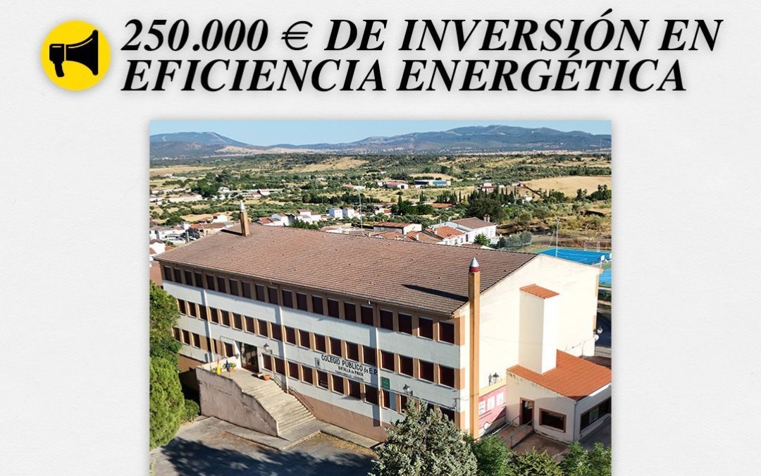 INVERSIÓN EN EFICIENCIA ENERGÉTICA EN EL CEIP BATALLA DE PAVÍA