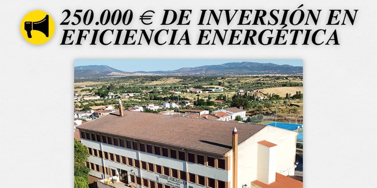 INVERSIÓN EN EFICIENCIA ENERGÉTICA EN EL CEIP BATALLA DE PAVÍA