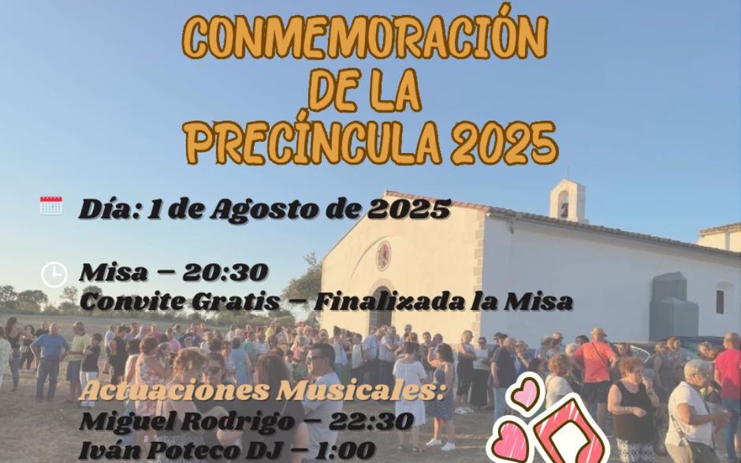 CONMEMORACIÓN DE LA PRECÍNCULA 2025