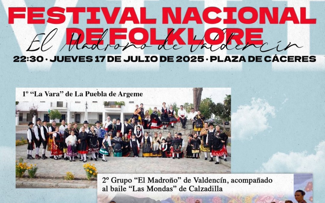 VIII FESTIVAL NACIONAL DE FOLKLORE EL MADROÑO DE VALDENCÍN