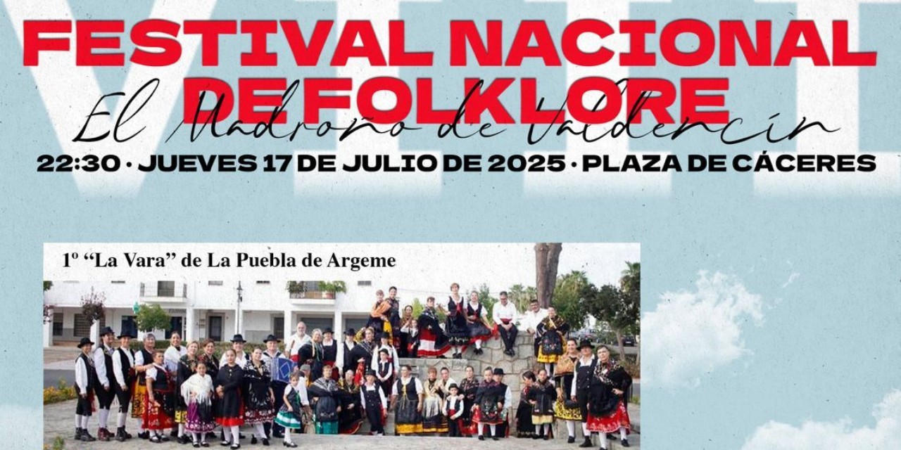 VIII FESTIVAL NACIONAL DE FOLKLORE EL MADROÑO DE VALDENCÍN