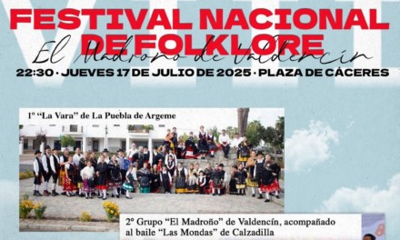 VIII FESTIVAL NACIONAL DE FOLKLORE EL MADROÑO DE VALDENCÍN