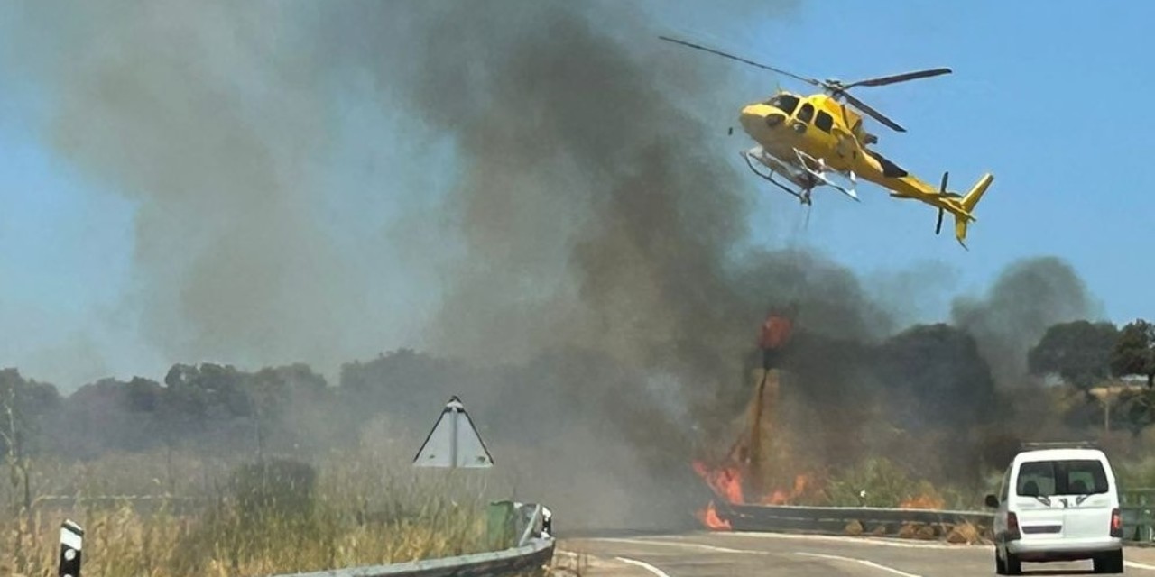 Primer fuego de la temporada en nuestra localidad