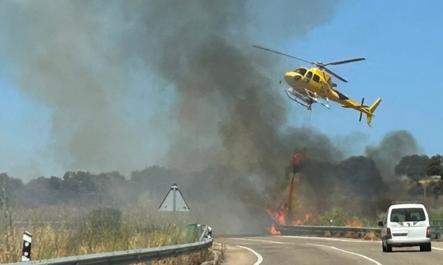 Primer fuego de la temporada en nuestra localidad