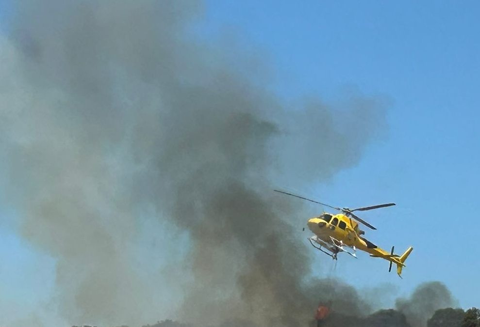 Primer fuego de la temporada en nuestra localidad