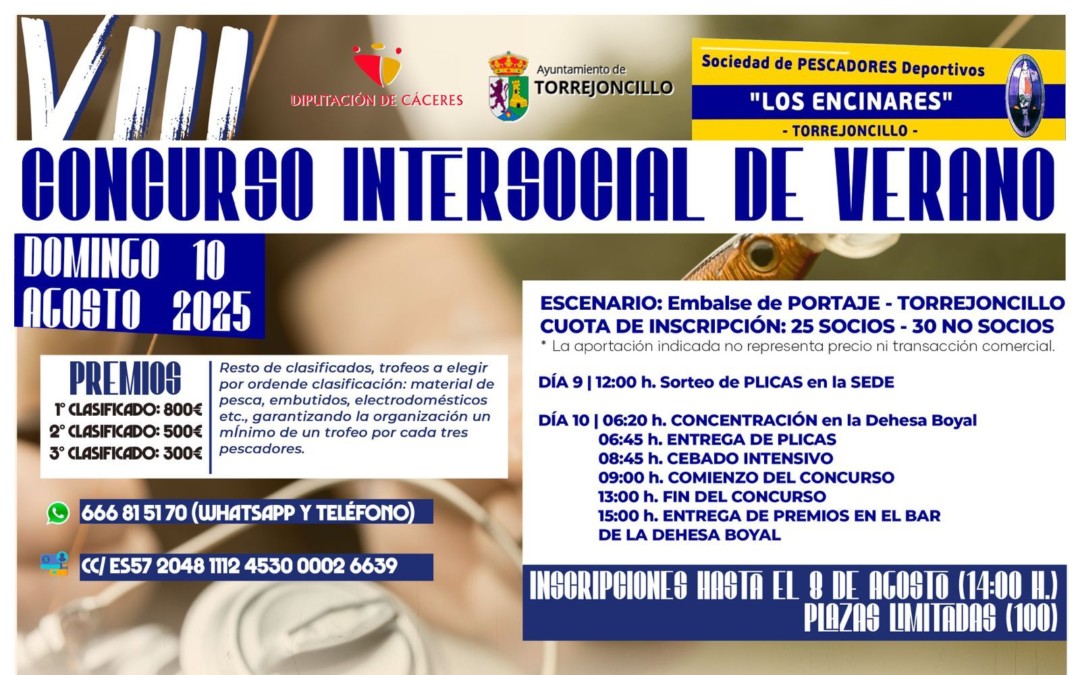 Concurso internacional de verano de la Sociedad de Pescadores Los Encinares