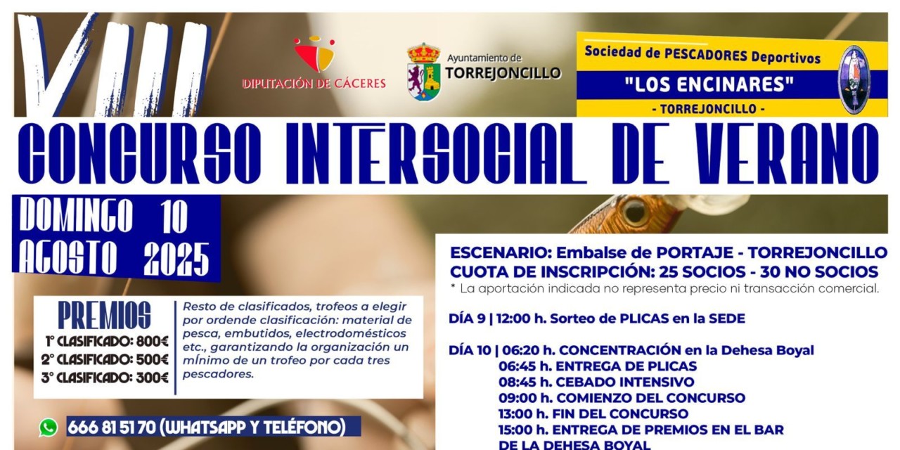Concurso internacional de verano de la Sociedad de Pescadores Los Encinares