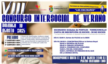 Concurso internacional de verano de la Sociedad de Pescadores Los Encinares