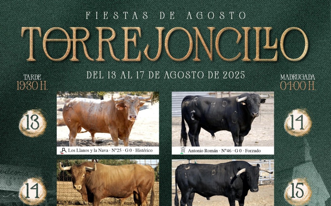 PROGRAMA DE FIESTAS DE AGOSTO DE 2025