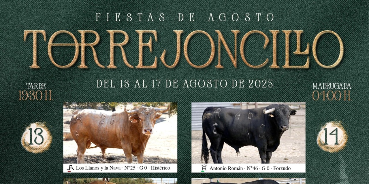 PROGRAMA DE FIESTAS DE AGOSTO DE 2025