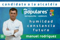 Manuel Rodríguez candidato popular a la Alcaldía de Torrejoncillo-Valdencín