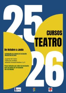 Cursos de Teatro 2025/26 – Universidad Popular de Torrejoncillo