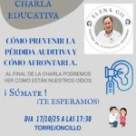 Charla educativa: Cómo prevenir la perdida auditiva y como afrontarla