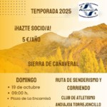 Nueva ruta de senderismo y corriendo del Club Atletismo Andiajoa Torrejoncillo